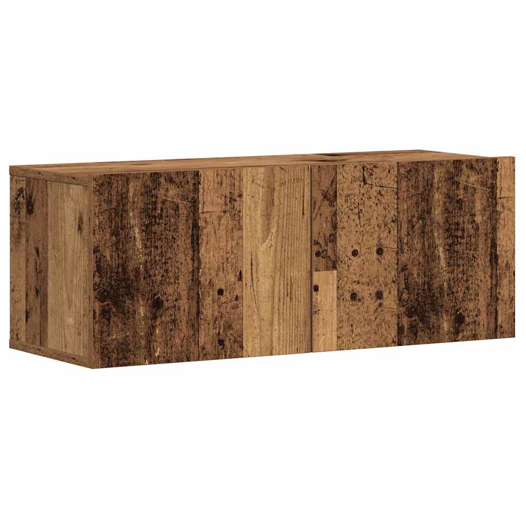 Tv-Wandkasten 5 St Bewerkt Hout Kleurig